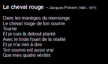 cheval rouge